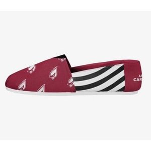 FOCO NFL‎ Football Women's Arizona Cardinals Canvas Slip On Shoe New with Tags